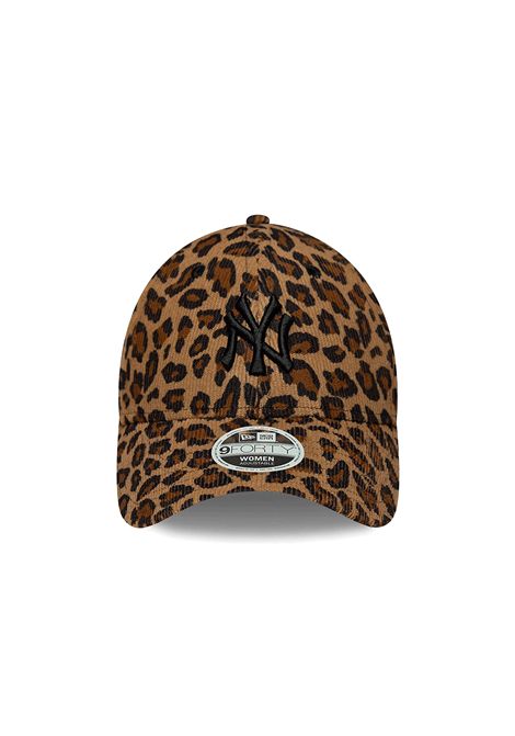 New Era 9FORTY New York Yankees MLB Leopard Cord Cap Beige Women NEW ERA | Caps | 60915775-